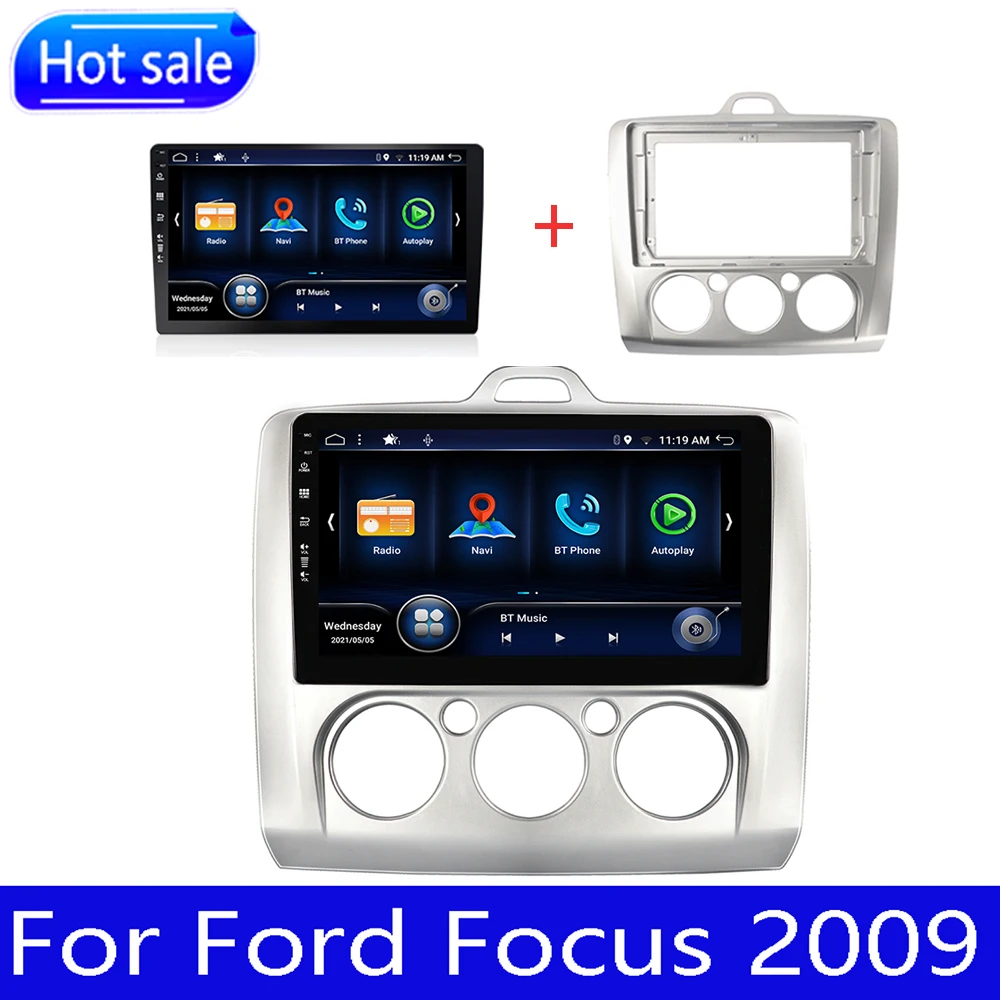 2 Din Android Car Radio Dashboard Multimedia Transitional Frame Fascia