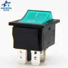 Switch Power Switches 3 Pins Rocker Switch Chinese Factory Oval Rocker Switch With Lamp 3 Pin On-off Power Switches