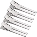Metal Clips New Product Flat Metal Alligator Hair Clips Cheap Silver Hairpins For Hair Extensions