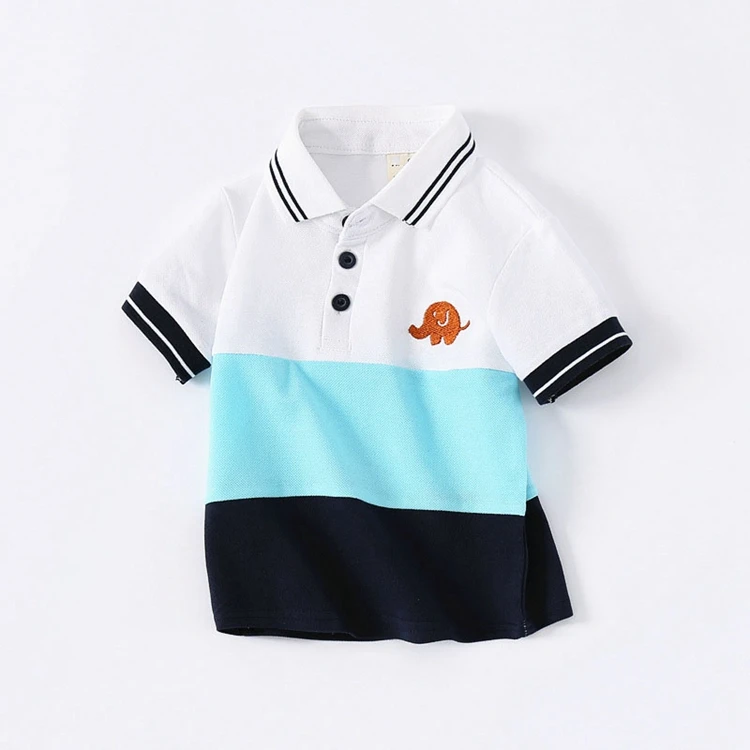 Wholesale Fast Delivery Soft Breathable Cotton Short Sleeve Toddler Kids Boys T-shirts for Summer