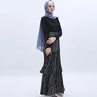 Skirt Long Hot Sale Islamic Clothing Cake Skirt Casual Long Sleeve Abaya Muslim Dress