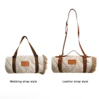 Picnic Blanket Cotton Ins Style Wholesale Recycled Luxury Portable Woven Boho Bohemian Picnic Blanket Rug Cotton Tassels