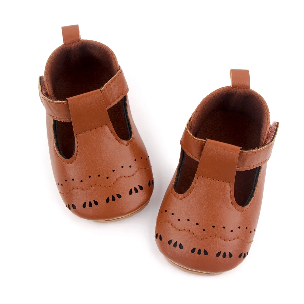 Spring and Summer Infants Hollow-out Polka Dot Soft Sole Non-slip Baby Girls Simple Toddler Sandals factory