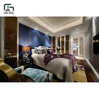 Hotel Furniture Hotel Bedroom Designs OEM Custom Classical Design 4 Star Antique Hotel Bedroom Set Furniture