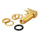 Female Connector SMA - KWE Female PCB Mount Right Angle RF Socket Coaxial SMA Connector