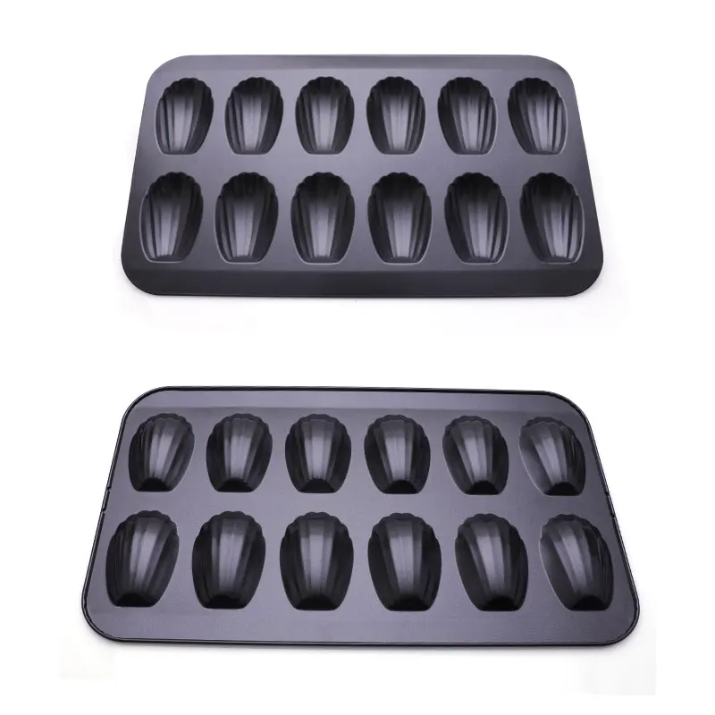 Best Selling Heavy Carbon Steel Cake Mould Metallic Professional 6/12 cup Popover Pan