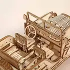Toy 3D Plywood Collectible Model Wooden Building Jigsaw Puzzle Construction Vehicle Toy