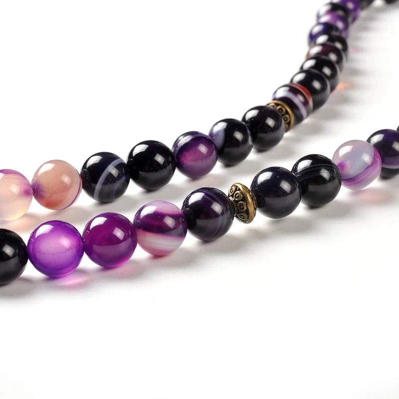 YS261 Beautiful Dubai 2020 tespih rosary Giveaways Plastic high quality custom black agate bracelet necklaces tasbih bead
