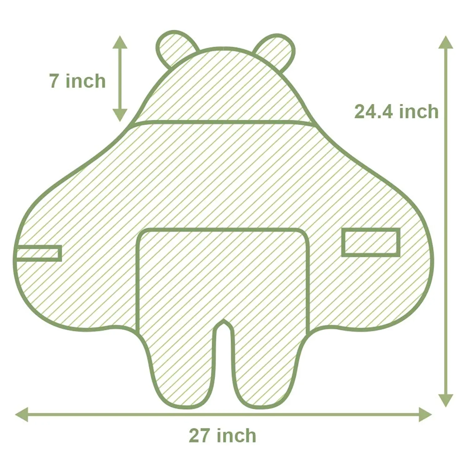 Newborn Organic Clothes Soft Infant Bear Shaped Plush Sleeping Sack With Legs 0-12 Months Baby Bamboo Sleeping Bag