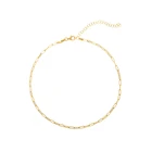 Silver Silver ROXI Wholesale Ins Style Minimalism S925 Silver Paper Clip Necklace Jewelry For Women