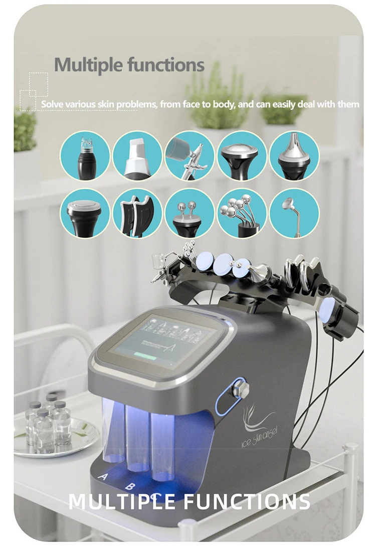 Black Pearl Large Bubble Skin Comprehensive Management Instrument Oxygen Cleansing and Skin Changing Care Device