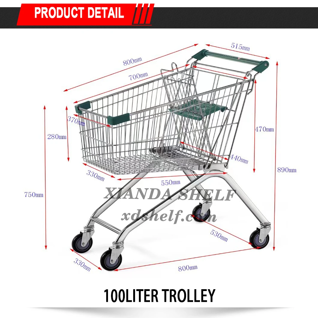 100 steel trolley