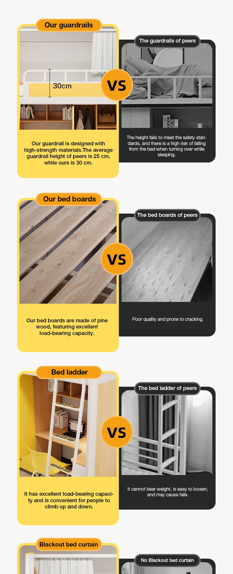 product modern metal loft bed apartment iron multifunctional floor bed free 3d design convertible for school use offers storage space-5