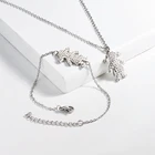 Costume Jewelry Cubic Zirconia BAOYAN Costume Jewelry Sets Stainless Steel Cubic Zirconia Jewelry Sets For Women