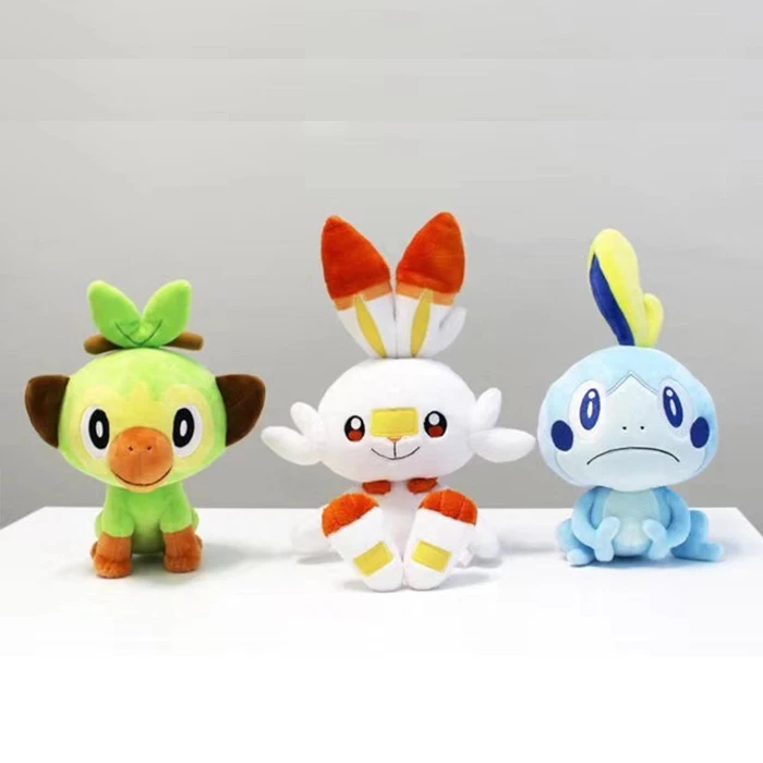 grookey scorbunny sobble plush