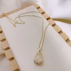 Bead Moon Clustered Tear Drop Cross Men Bead Ball Gold Lock Half Moon 1 Piece Diy Chain Necklace