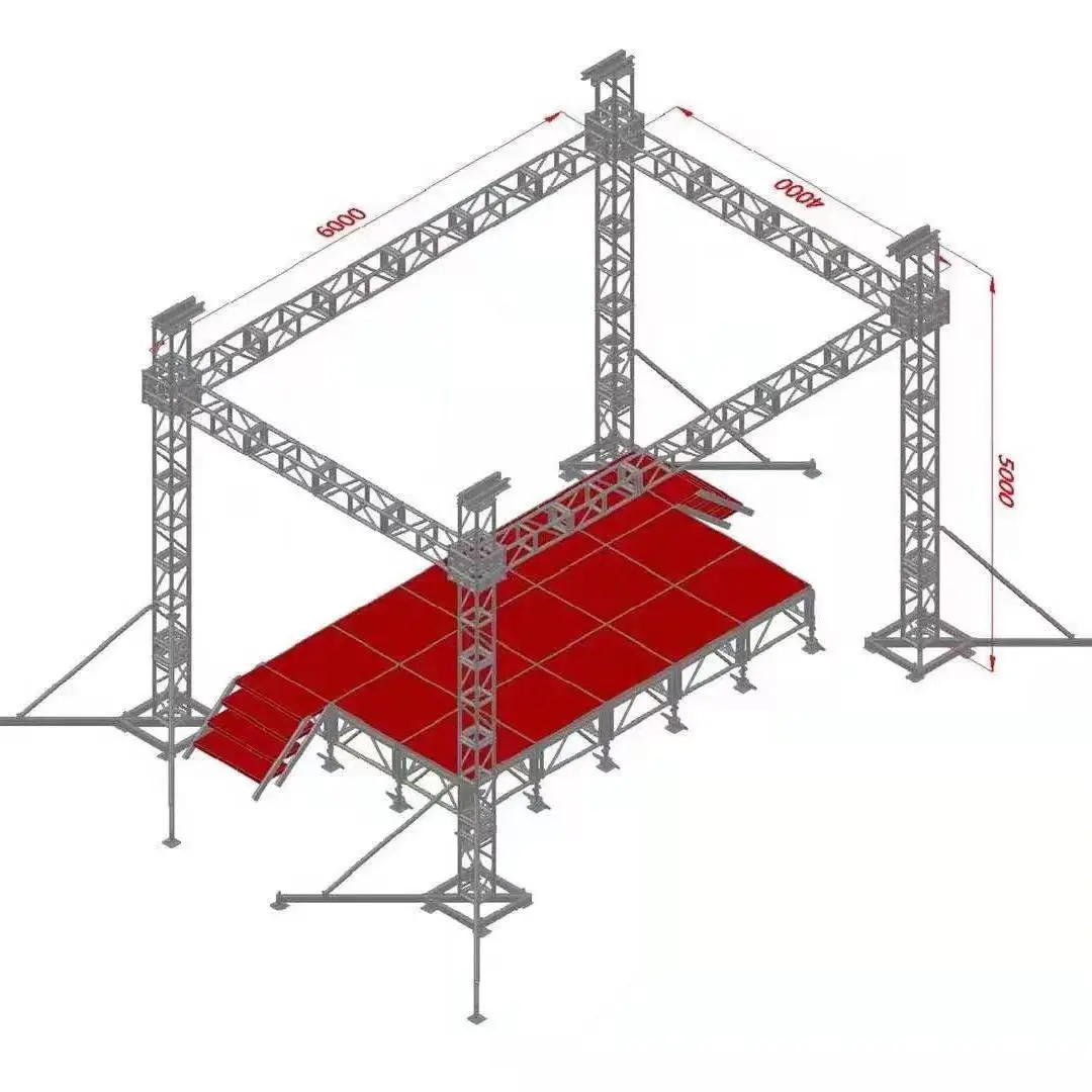 Factory Price Aluminum Stage Lighting Truss Accessory Aluminum