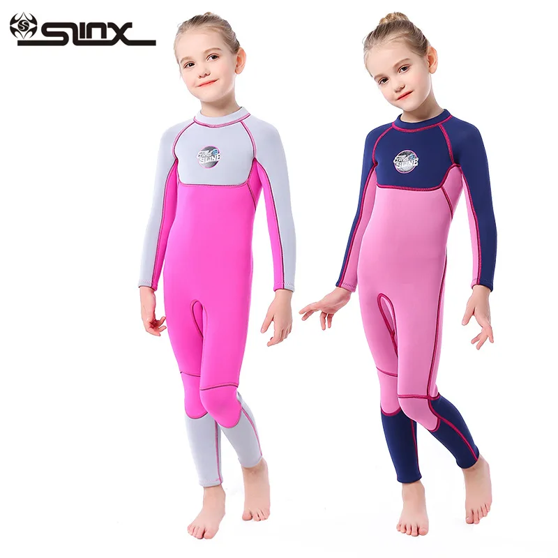 Child Kids Full Length Wetsuit Boys Girls Swim Scuba Snorkelling UV Sun Wet Suit 