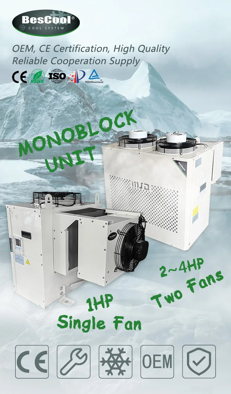 All-in-one Monoblock Refrigeration Unit, 380 V, -35℃ (2840W) - detail 2