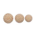 Button Shank Button High Quality 17mm 21mm 23mm Alloy Button Loop Bow-knot Bright Shank Button