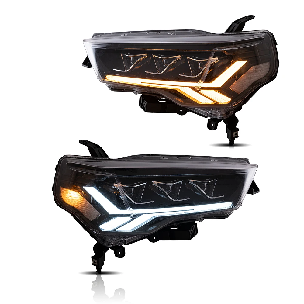 product headlight head light led led 3 eyes headlights head lamp for toyota 4 runner 4runner headlamp 2014 head lights-5