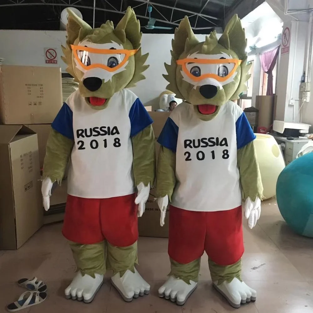 2018 Russia World Cup High Quality Fur Custom Cartoon Character Mascot  Costumes For Sale - Buy High Quality Mascot Costume,Professional Cartoon  Character Costumes,Used Mascot Costumes For Sale Product on 