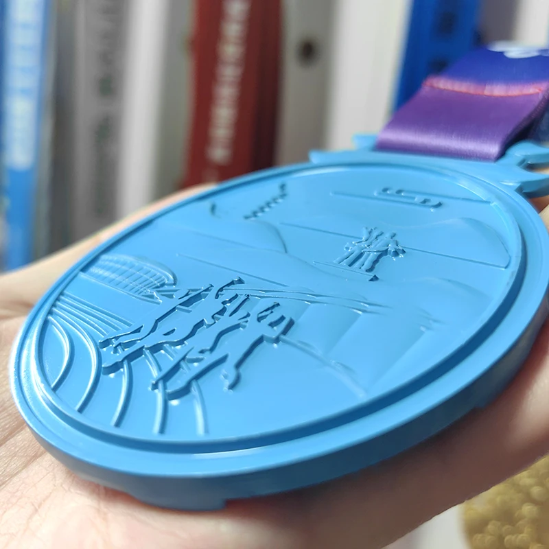 Manufacturer Custom High Quality Metal Sports Medal 3D Marathon Running Race Sport Medal supplier
