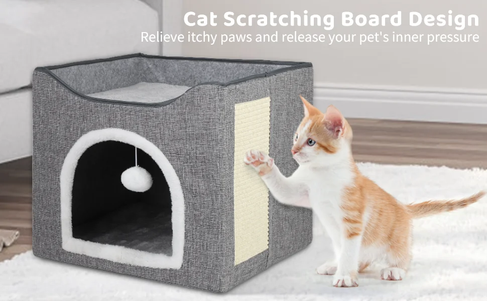 Folding Pet Cat House