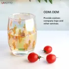 Glass 2021 Amazon Hot Sales Wedding Champagne Colored Electroplated Rainbow Glass Cup