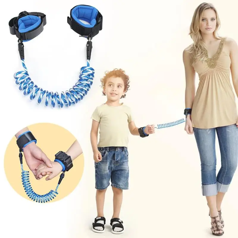 Toddler Kids Baby Safety Walking Harness Anti-lost Strap Wrist Leash Hand Belt 