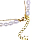 Necklace High Quality Aesthetic Jewelry Baroque Cultured Natural Pearl Rice Beads Double Necklace