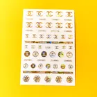 Vogaye Designer Luxury Decoracion De Unas Nail Charm Decal Decor Nail Art Stickers