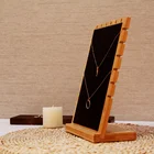Bamboo Jewelry For Handmade Women Organizer Bamboo Wood Jewelry Display Necklace Display For Necklace