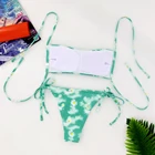Sexy Girls New Arrival Cotton Sexy Girls Sexy Flower Printed Bikini Young Sexy Girls
