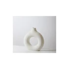 Circle Donut Wedding Unique Modern Home Decor Ceramic Vases