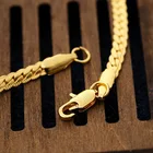 Gold Simple And Neutral Men's And Women's 18K Gold Necklace Men Gold Chains