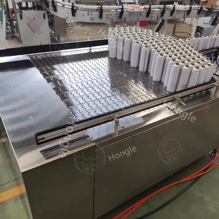 Full Automatic Aerosol Detergent Pesticides Automotive Carb Cleaner Filling Machine Production Line Maquina De Espuma En Aerosol supplier