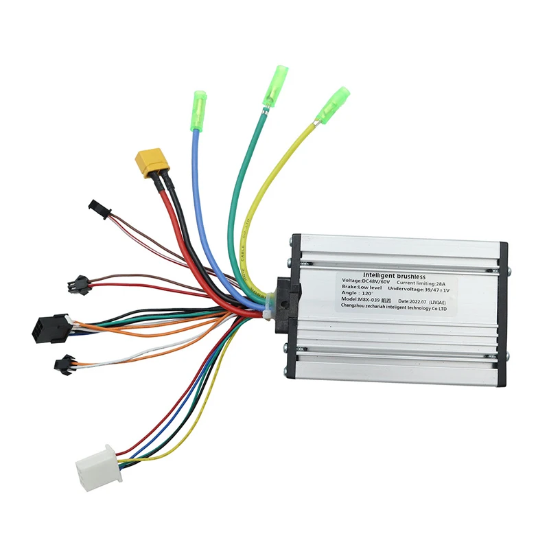 48-60V 22A Dual-Drive Electric Scooter Controller Aluminum Key LCD Power Speed Display Instrument