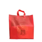 Plastic Cut Bag Accept Customized Multi Color Portable Plastic Die Cut Shopping Bag