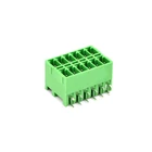 End 3.50mm Pitch Closed End Double Deck Screwless Pluggable Right Angled Fixed Screwless Pcb Terminal
