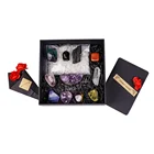 Stones Wholesale 7 Chakra Crystal Set Crystals Healing Stones Quartz Meditation Supplies Spirit Quartz
