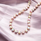 Women Sexy Clear Shining Crystal Rhinestone Silver Color Wrist Chain Necklace Wrist Bracelets Wedding Jewelry