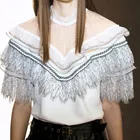 New Summer Lady Ruffled Lace Short-sleeved Shirt Top
