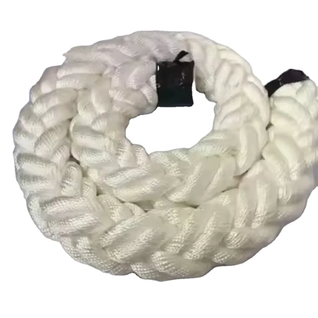 Durable Soft 8 Strands Polyester Mooring Ropes 8 Strands 36mm-96mm 220 Coil 2