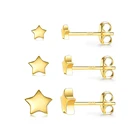 Star Stud 2021 Mini Fashion Jewelry New Style 1 Set Bright Star S925 Silver Stud Earrings