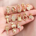 Charms Heart 2020 New Mini Charms For Necklace Women Jewelry Heart Charms Hand Charms Etc ....