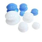 Tool 2021Factory Supply Health Care Tool Product 4pcs Silicone Cupping Cup Set