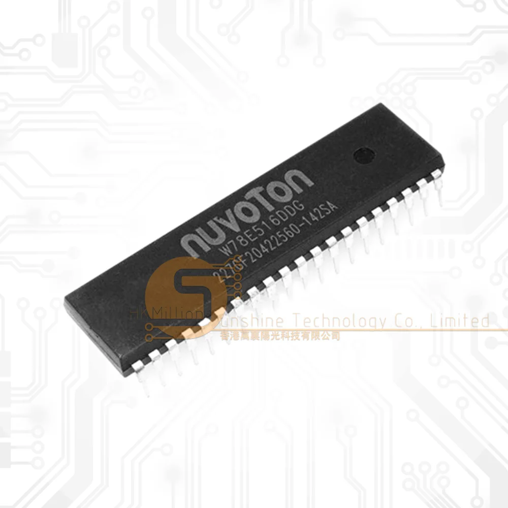 product w78e516ddg 8 bit microcontroller ic 64kb flash 40dip for industrial control embedded systems-0