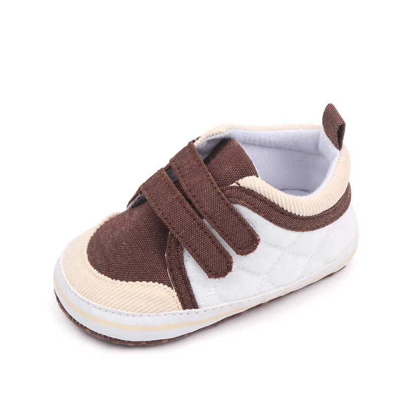 Spring and Autumn New Men's Baby Canvas Shoes Walking Shoes Soft Soles with Baby Shoes supplier