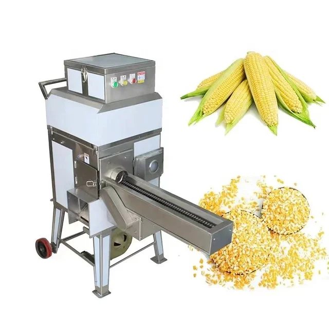 Durable Automatic Fresh Sweet Corn Maize Thresher Corn Sheller Shelling Machine